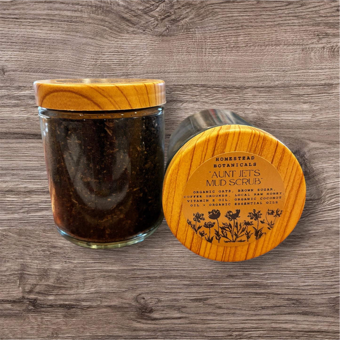 “Aunt Jet’s Mud Scrub”